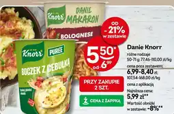 Żabka Danie Knorr oferta