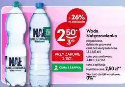 Żabka Woda Nałęczowianka niegazowana, delikatnie gazowana oferta