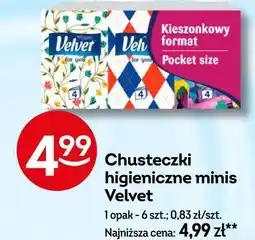 Żabka Chusteczki higieniczne minis Velvet oferta