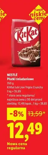 Lidl Płatki śniadaniowe NESTLÉ oferta