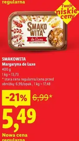 Lidl SMAKOWITA Margaryna de Luxe oferta