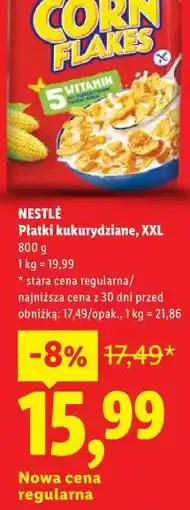 Lidl Płatki kukurydziane, XXL NESTLÉ oferta