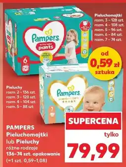 Kaufland Pieluchy różne rodzaje oferta