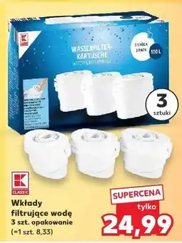 Kaufland Wkłady filtrujące wodę 3 szt oferta