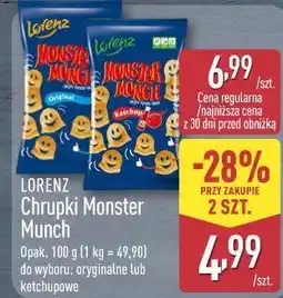 ALDI Chrupki Monster Munch LORENZ oferta