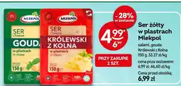 Żabka Ser żółty w plastrach salami, gouda królewski z Kolna oferta