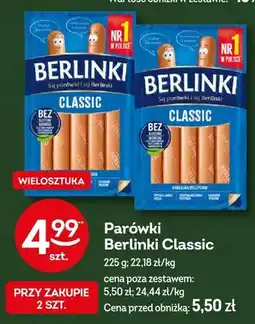 Żabka Parówki Classic oferta