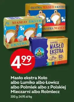 Żabka Masło ekstra oferta