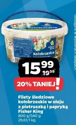 Netto Filety śledziowe kołobrzeskie w oleju z pietruszką i papryką oferta
