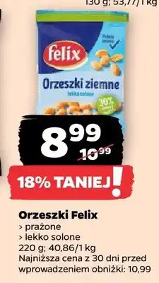 Netto Orzeszki ziemne prażone lekko solone oferta