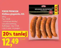 Lidl Kiełbasa głogowska XXL oferta