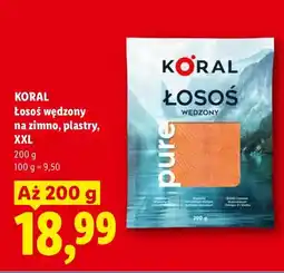 Lidl Łosoś wędzony na zimno, plastry, XXL oferta
