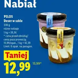 Lidl Deser w szkle oferta