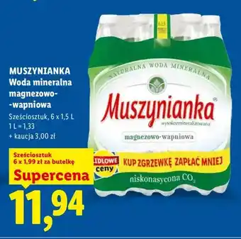 Lidl Woda mineralna magnezowo-wapniowa oferta