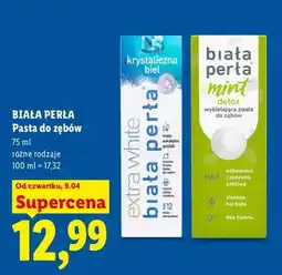 Lidl Pasta do zębów różne rodzaje oferta