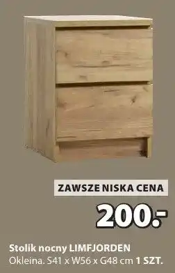 JYSK Stolik nocny Limfjorden okleina oferta