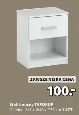 JYSK Stolik nocny Tapdrup okleina oferta