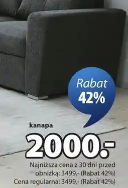 JYSK Kanapa z szezlongiem oferta