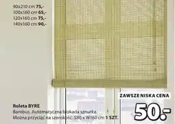 JYSK Roleta bambusowa. Automatyczna blokada sznurka. Można przyciąć na szerokość 90x210 cm oferta