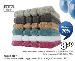 JYSK Ręcznik 100% bawełna. Miękka i wyjątkowo chłonna. 450 g/m². 50x90 cm oferta