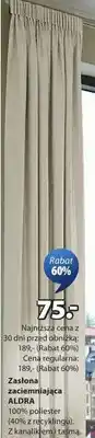 JYSK Zasłona zaciemniająca Aldra oferta