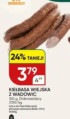 Chata Polska Kiełbasa wiejska z Wadowic oferta