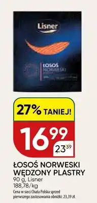 Chata Polska Łosoś norweski wędzony plastry oferta