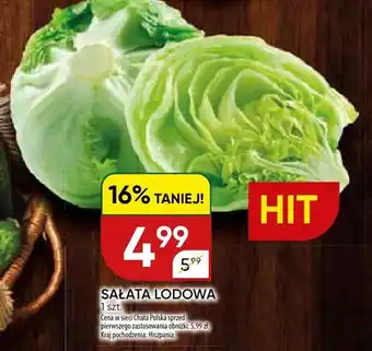 Chata Polska Sałata lodowa oferta