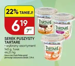 Chata Polska Serek puszyisty Tartare wybrany asortyment oferta