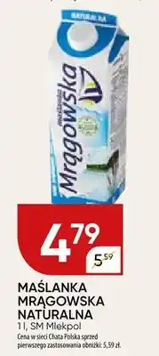 Chata Polska Maślanka mrożowska naturalna oferta