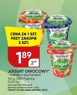 Chata Polska Jogurt owocowy wybrany sortament oferta