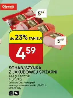 Chata Polska Schab/szynka z jałubowej i spiżarni oferta
