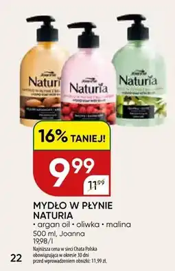 Chata Polska Mydło w płynie argan/oliwka/malina oferta