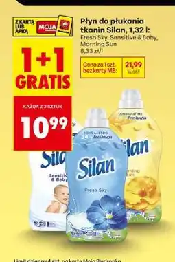 Biedronka Płyn do płukania tkanin Silan, 1,32 l oferta