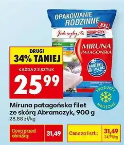 Biedronka Miruna patagońska filet ze skórą Abramczyk, 900 g oferta