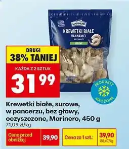 Biedronka Krewetki białe surowe , w pancerzu , bez głowy oczyszczone , Marinero 450 g oferta