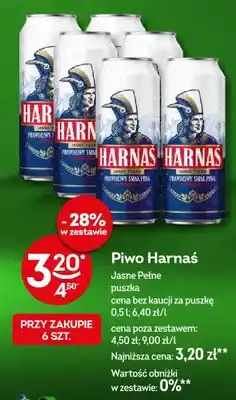 Żabka Piwo Harnaś Jasne Pełne oferta
