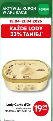 Żabka Lody wanilia, tiramisu oferta