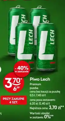 Żabka Piwo Lech Premium oferta