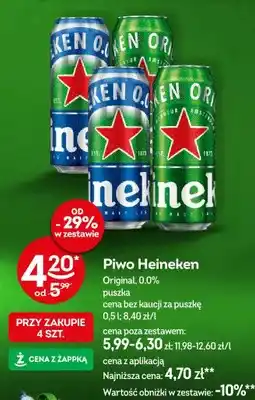 Żabka Piwo Original 0.0% oferta