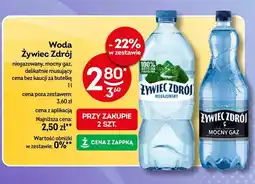 Żabka Woda niegazowany, mocny gaz, delikatnie musujący oferta