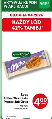 Żabka Lody Chocolate Pretzel lub Oreo oferta