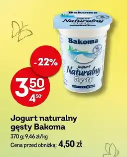Żabka Jogurt naturalny gęsty oferta