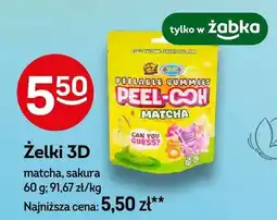 Żabka Żelki 3D matcha, sakura oferta