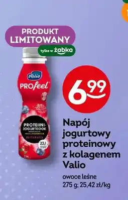 Żabka Napój jogurtowy proteinowy z kolagenem owoce leśne oferta