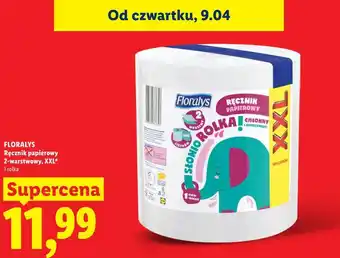 Lidl FLORALYS Ręcznik papierowy 2-warstwowy, XXL oferta