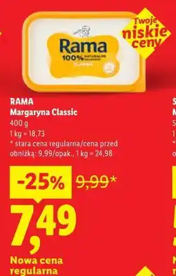 Lidl RAMA Margaryna Classic oferta