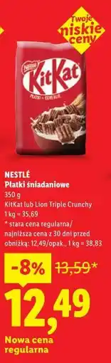 Lidl Płatki śniadaniowe NESTLÉ oferta