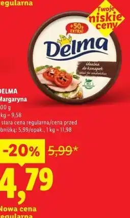 Lidl DELMA Margaryna oferta