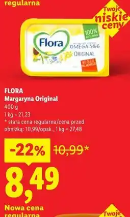 Lidl FLORA Margaryna Original oferta